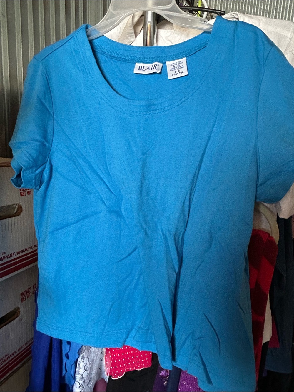 Women’s Vintage Blue Blair Short Sleeve Top